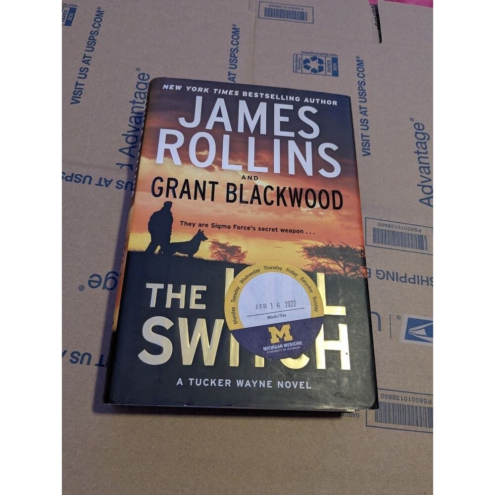 The Kill Switch James Rollins Hardcover Book Action Thriller